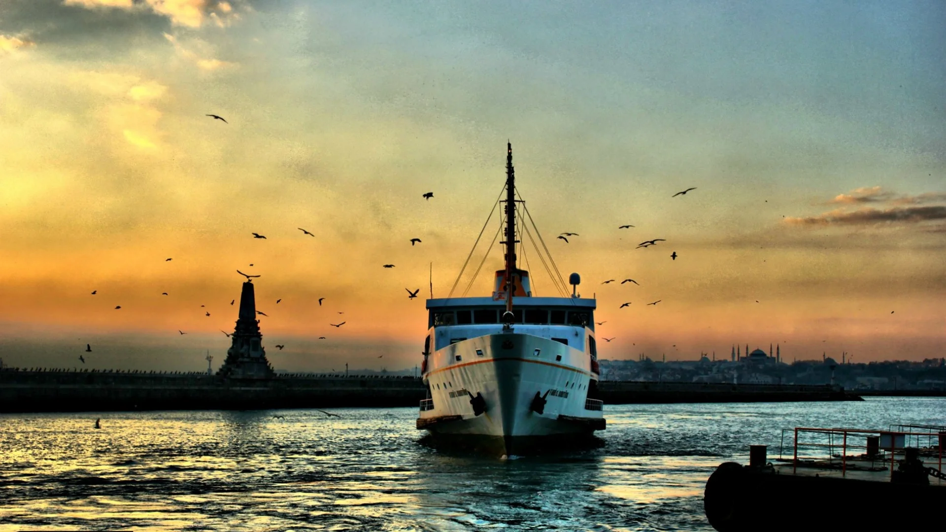 İstanbul tarihi yarımada manzarası
